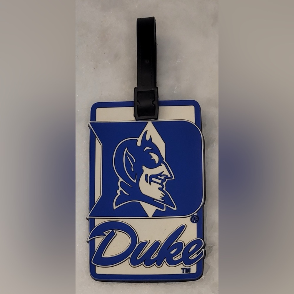 Duke Blue Devils Soft Luggage/Bag Tag - Excellent Used Condition